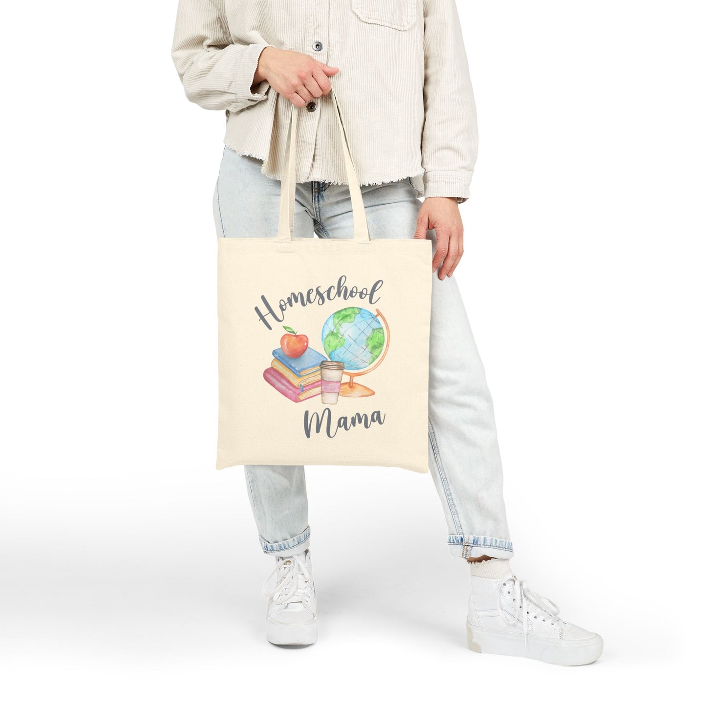 Homeschool Mama Globe Tote Bag