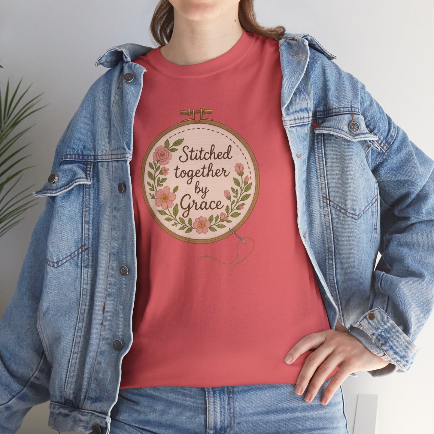 Stitched Together by Grace Floral Tee