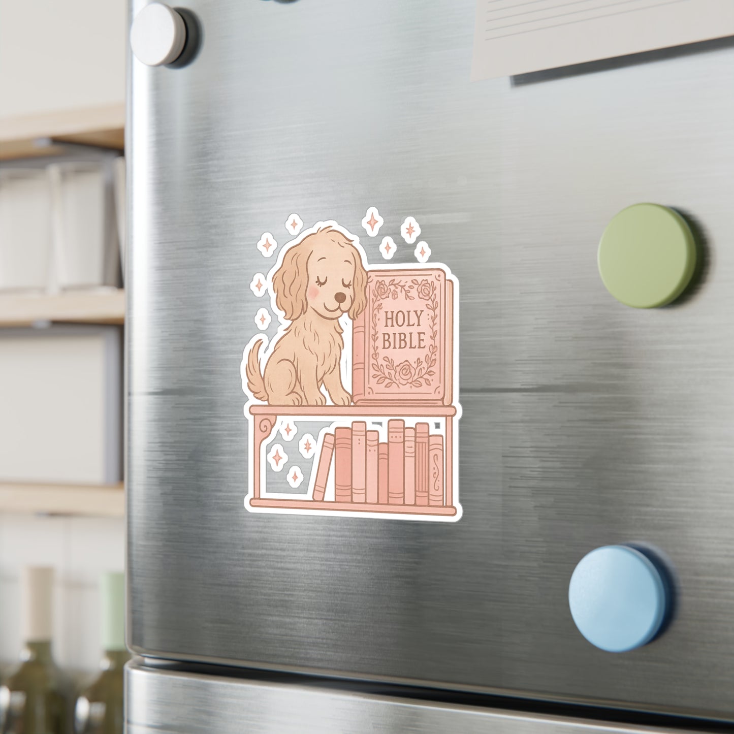 Faithful Pup Bible Vinyl Decal