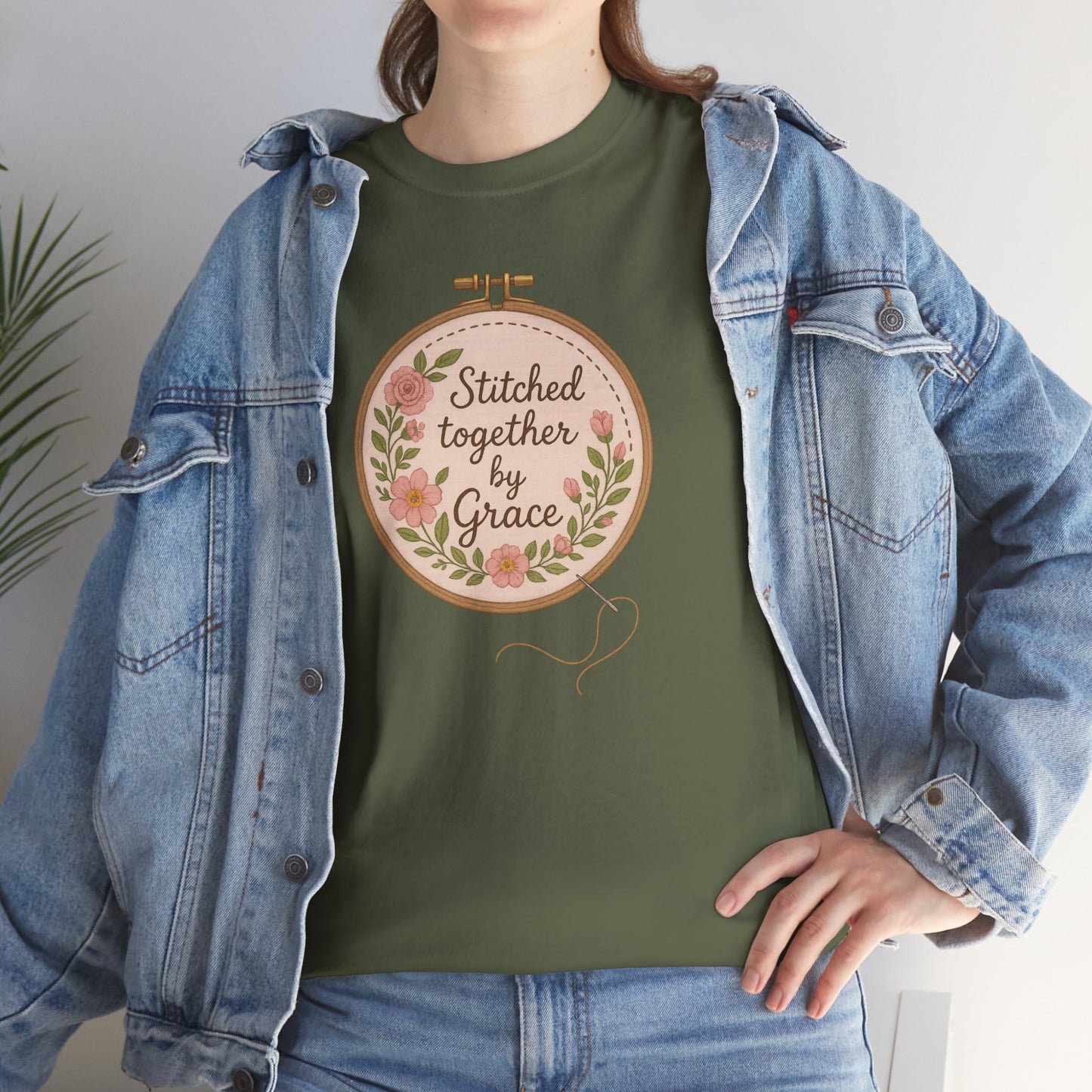 Stitched Together by Grace Floral Tee