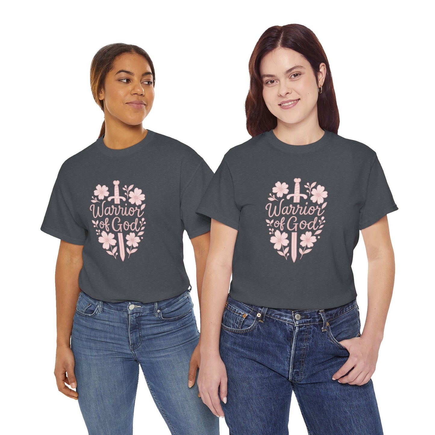 Warrior of God Floral Sword Tee