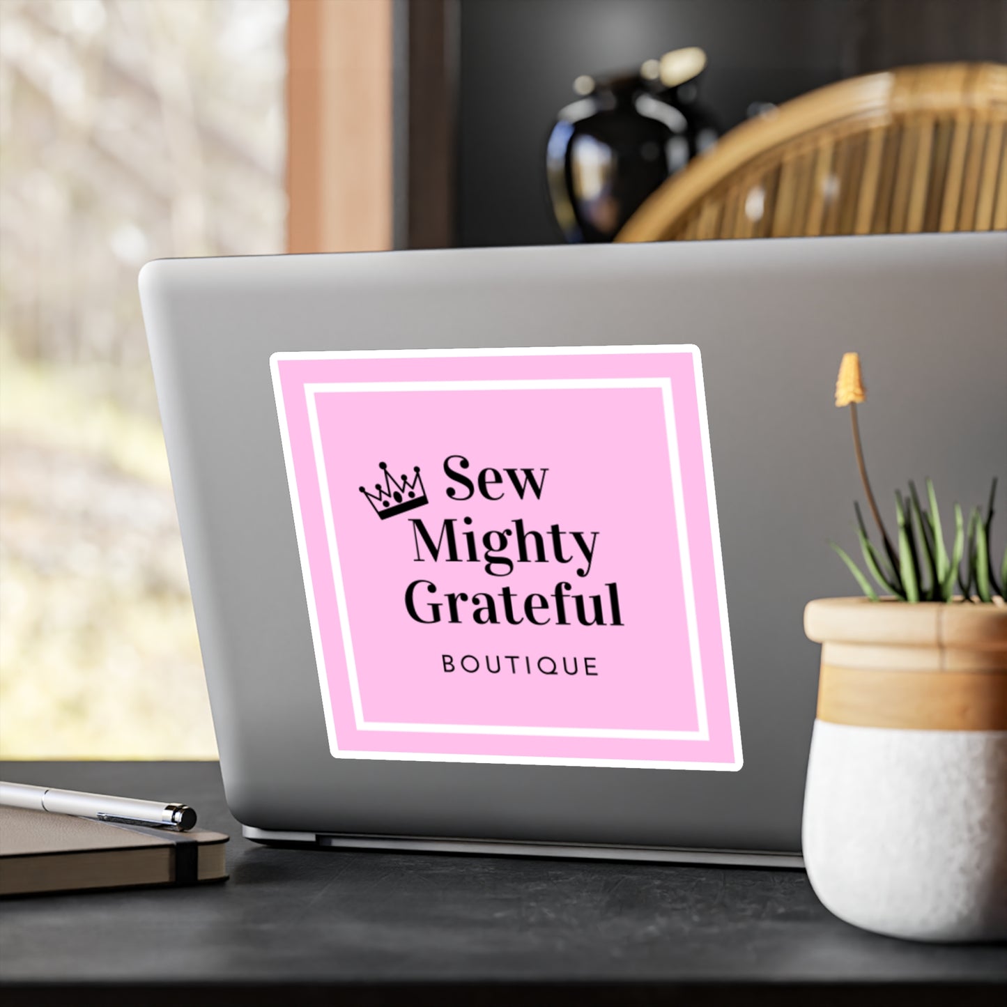 Sew Mighty Grateful Vinyl Decal