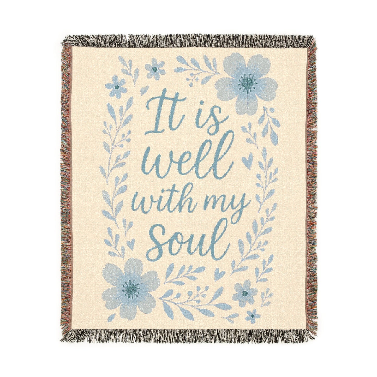 It Is Well With My Soul Woven Blanket