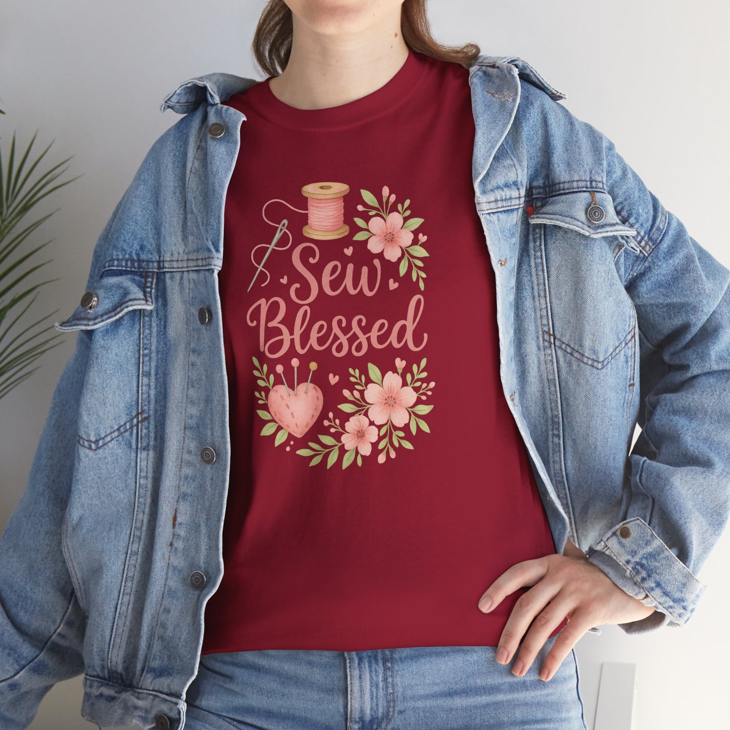 Sew Blessed Floral Tee