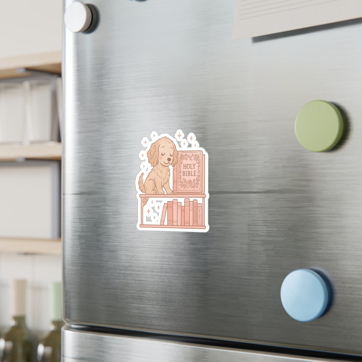 Faithful Pup Bible Vinyl Decal
