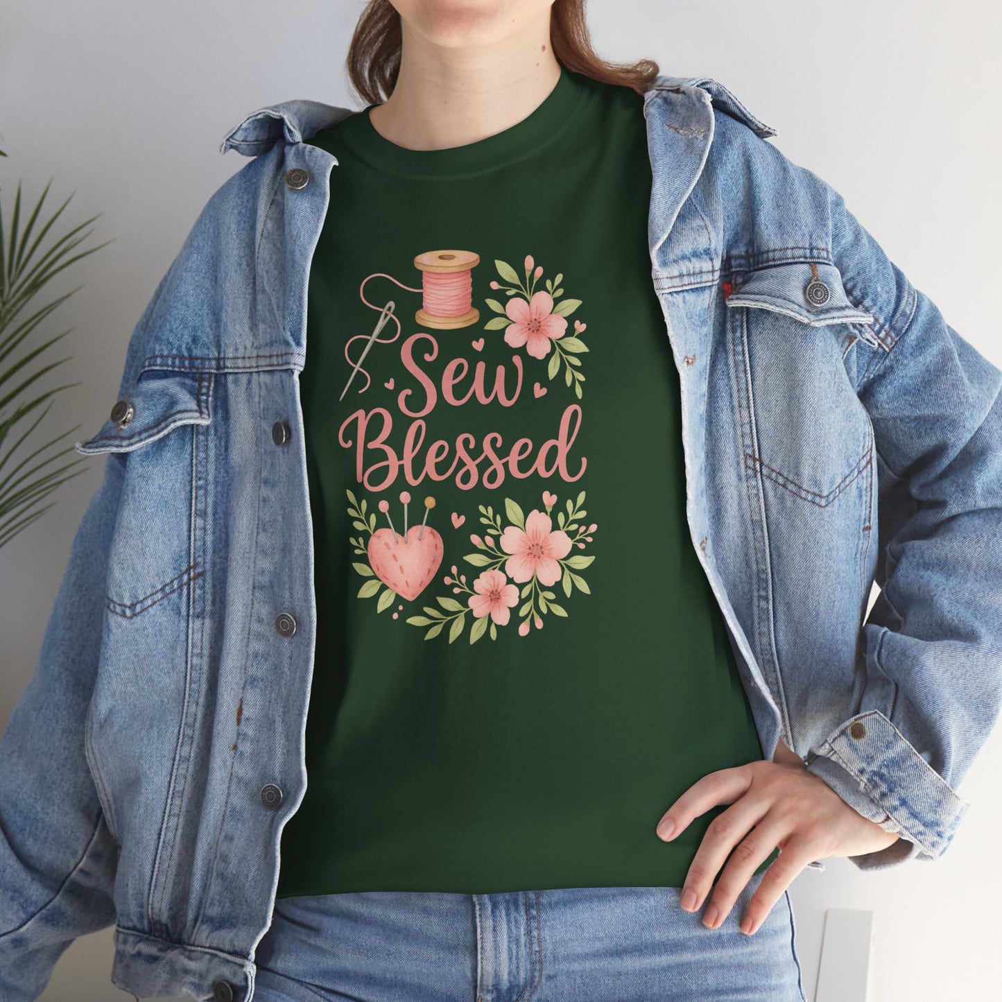 Sew Blessed Floral Tee