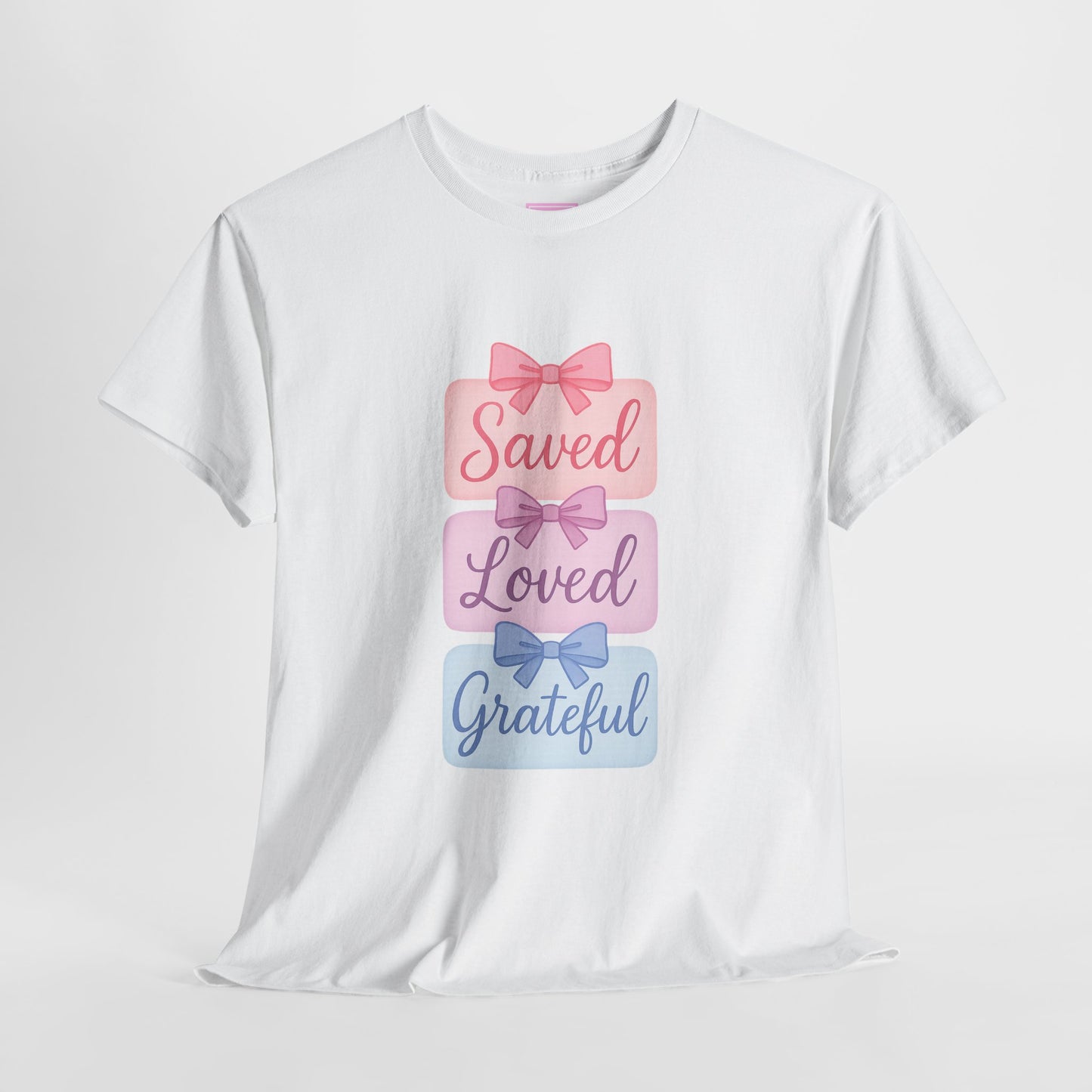 Saved Loved Grateful Tee