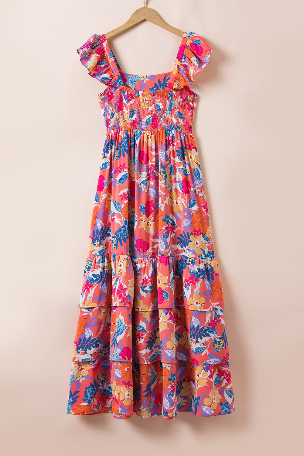 Green Floral Maxi Dress
