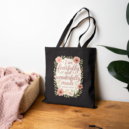 Fearfully and Wonderfully Made Tote Bag