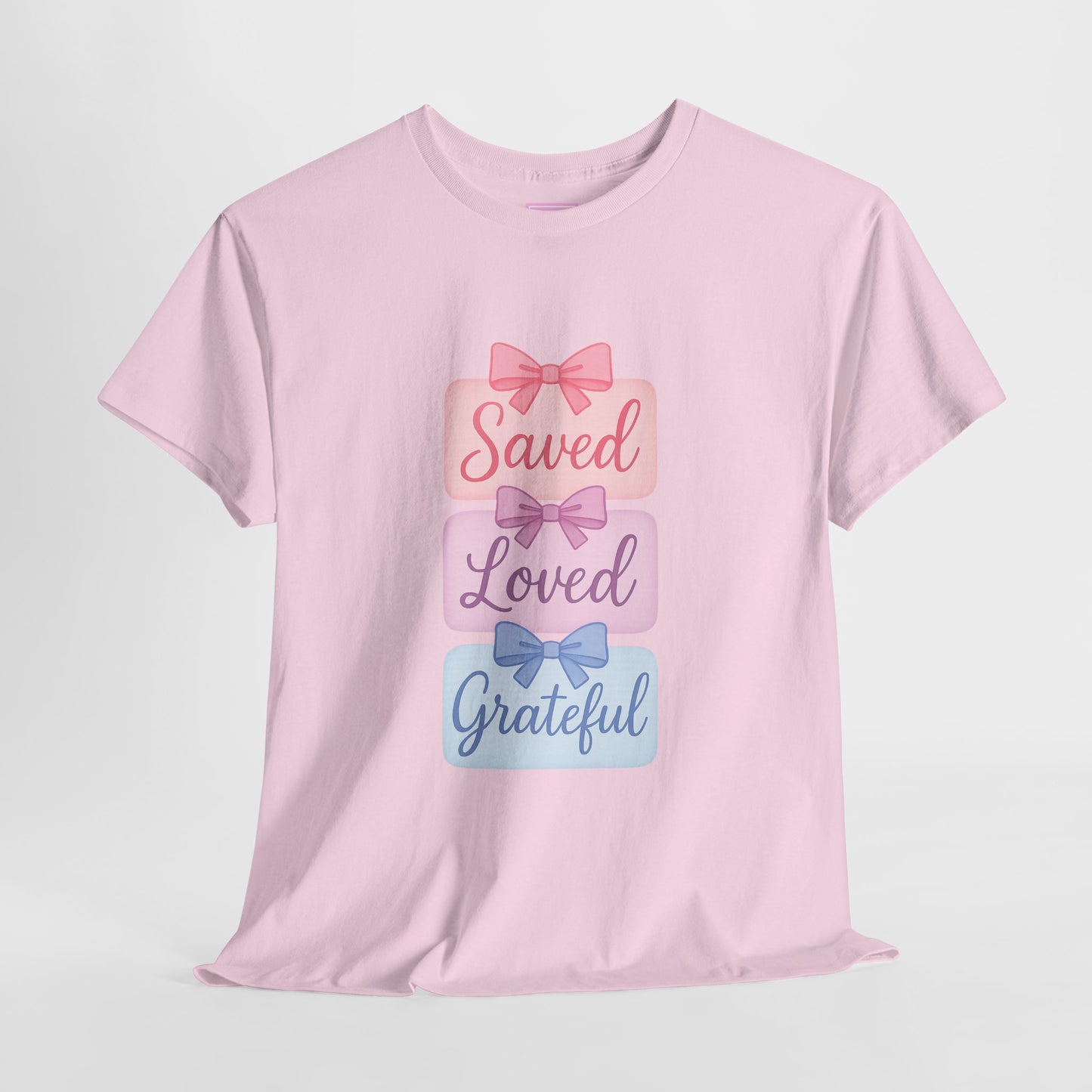 Saved Loved Grateful Tee