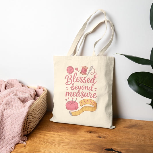 Blessed Beyond Measure Tote Bag