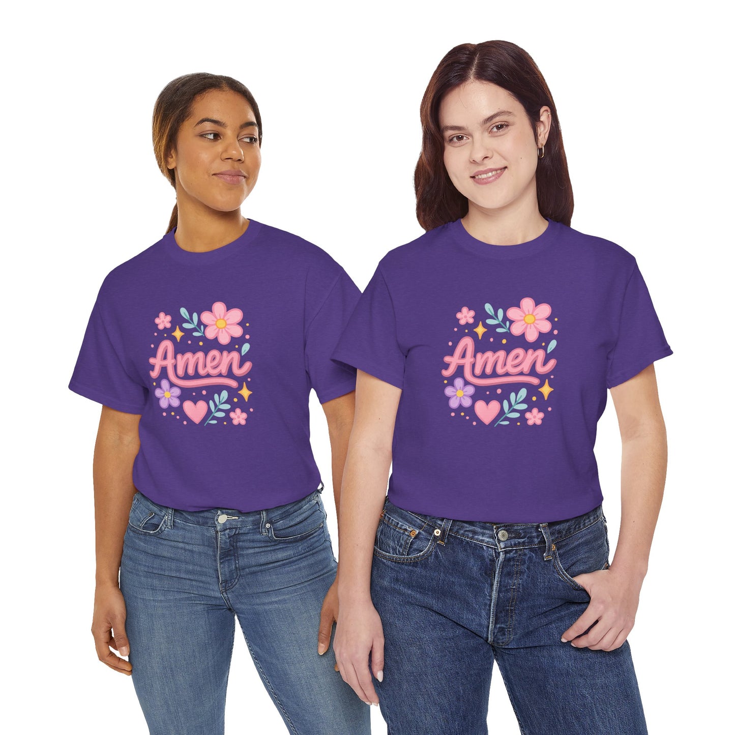 Amen Floral Star Tee