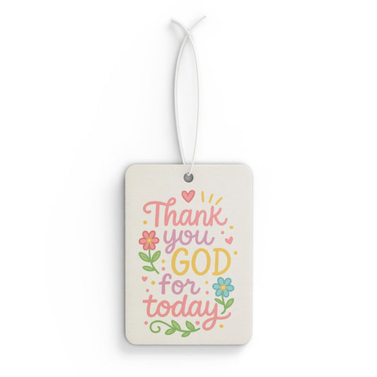 Thank You God Car Air Freshener