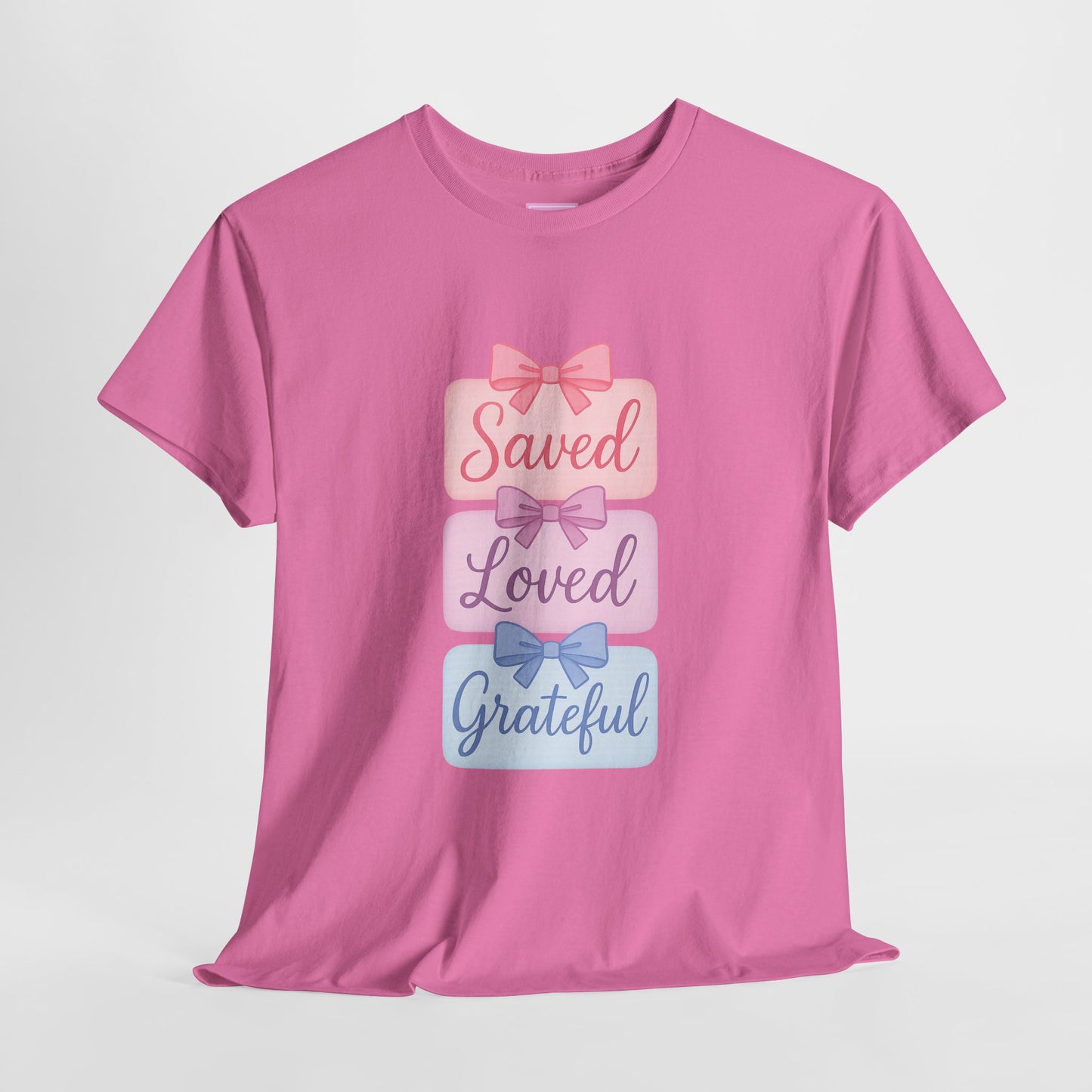 Saved Loved Grateful Tee
