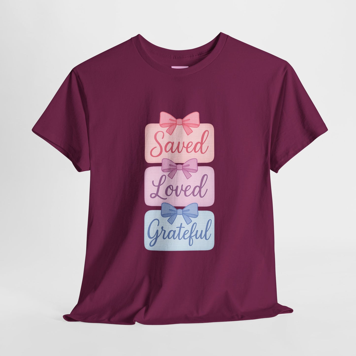Saved Loved Grateful Tee