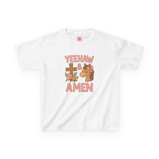 Yeehaw & Amen Kids Tee