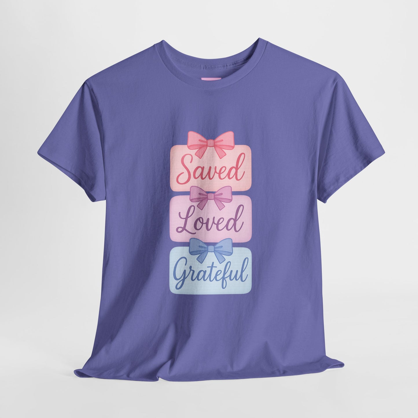 Saved Loved Grateful Tee