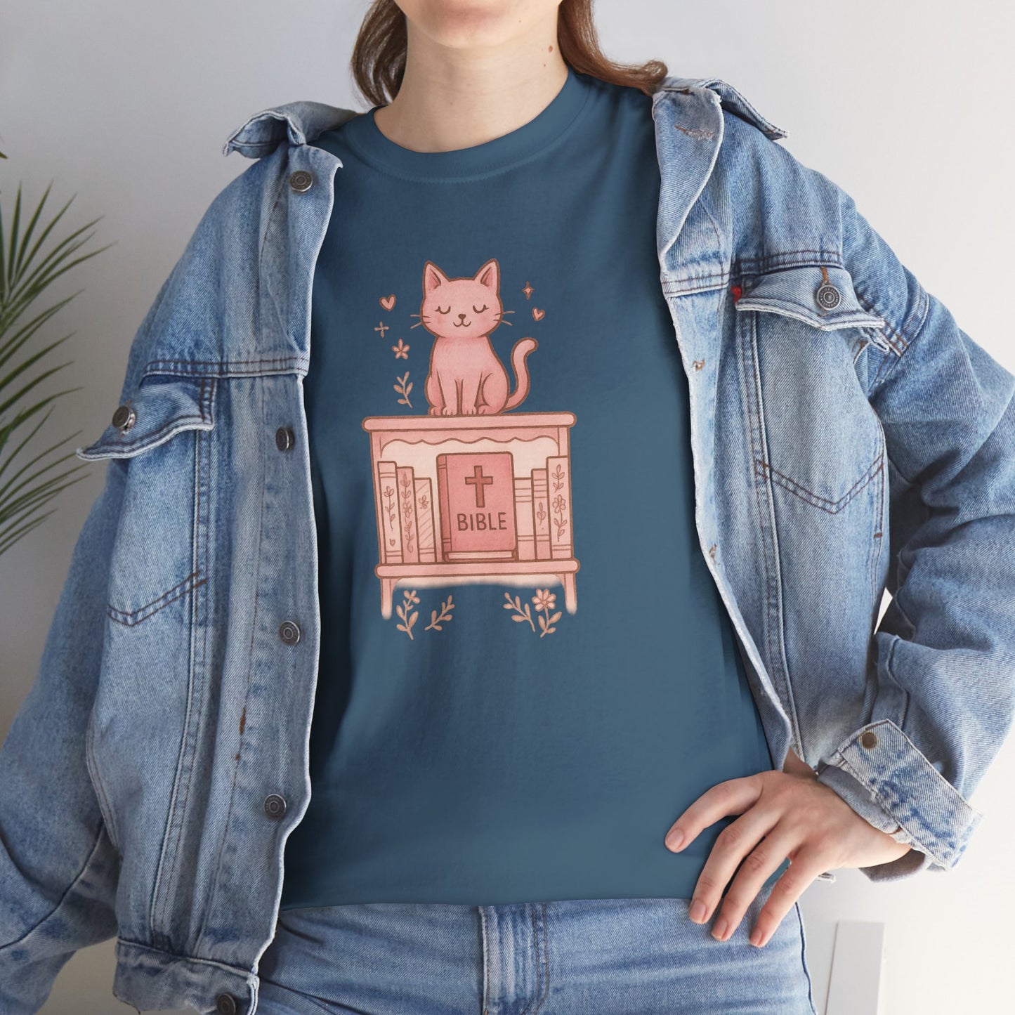 Cute Cat Bible Tee