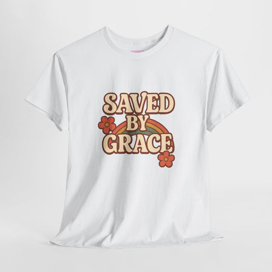 Saved By Grace Vintage Floral Tee