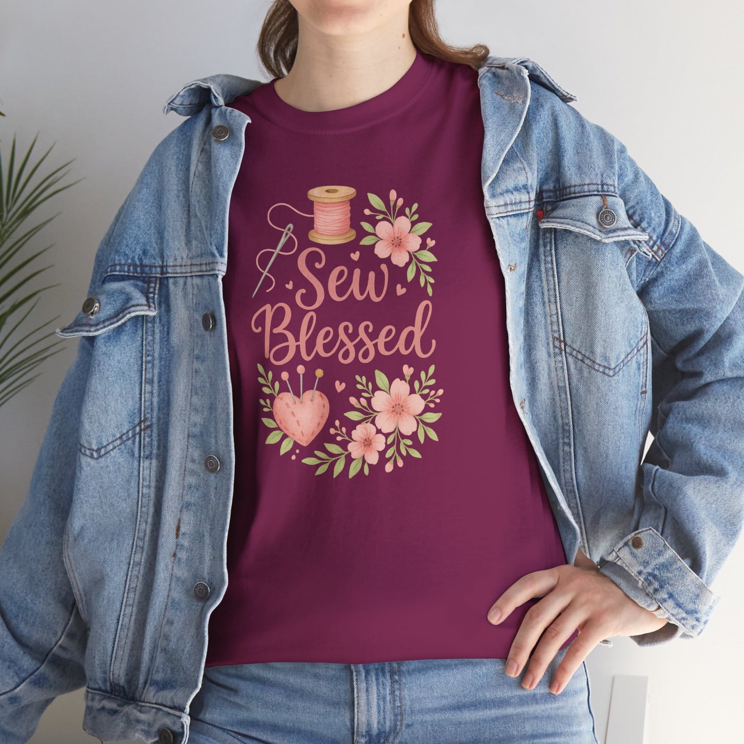 Sew Blessed Floral Tee