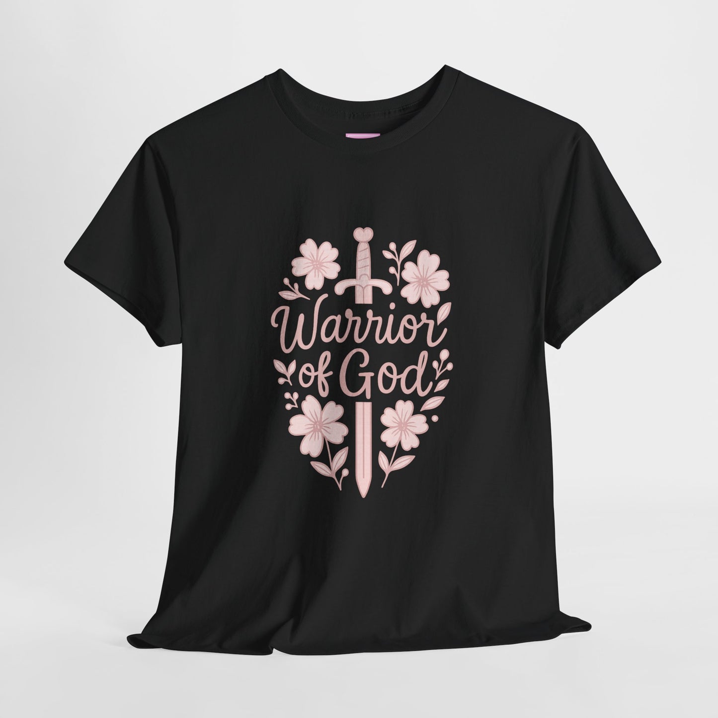 Warrior of God Floral Sword Tee