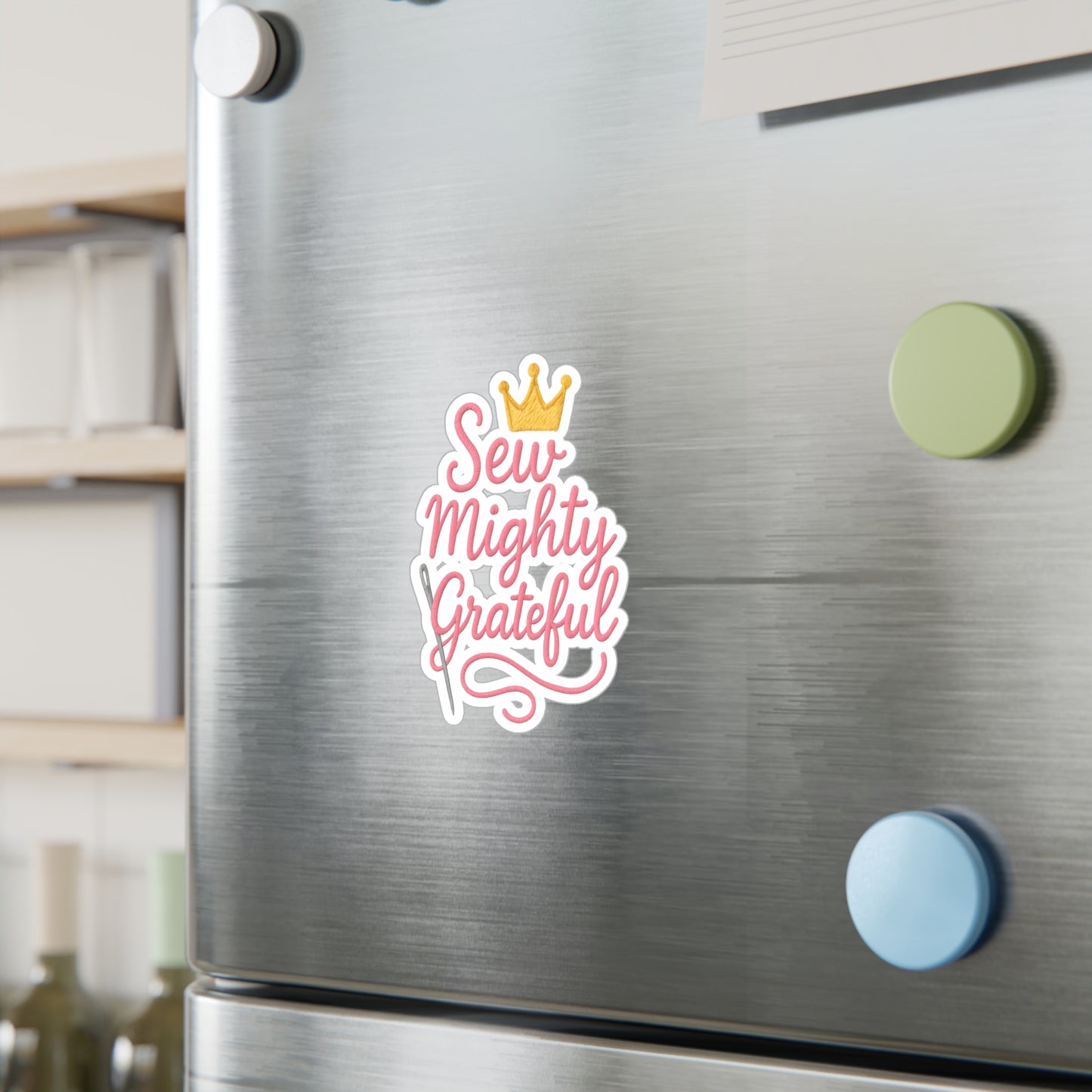 Sew Mighty Grateful 1 Vinyl Decal
