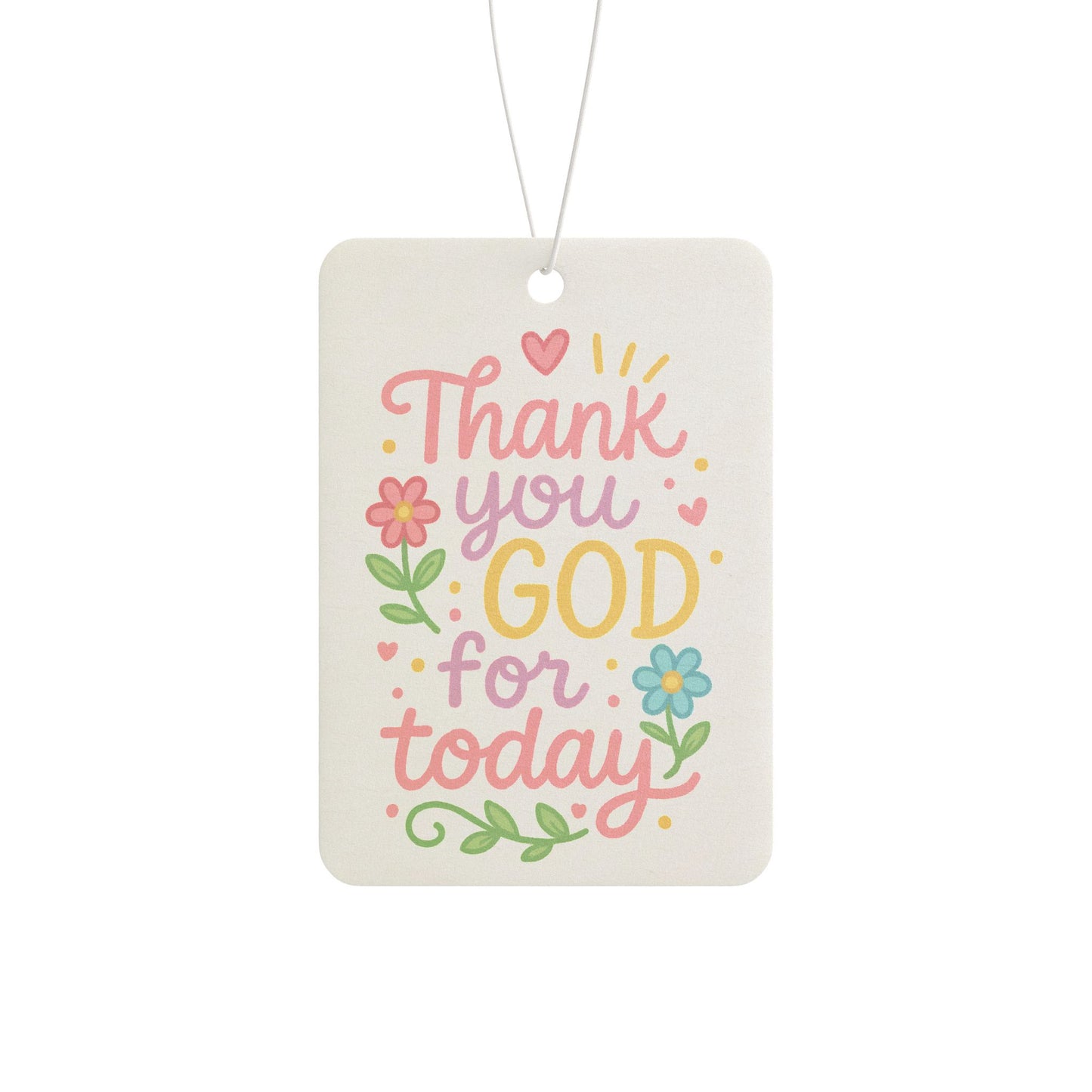 Thank You God Car Air Freshener