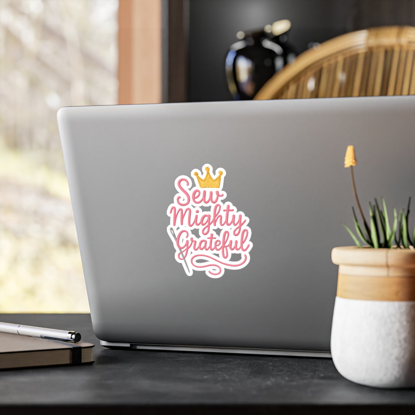 Sew Mighty Grateful 1 Vinyl Decal