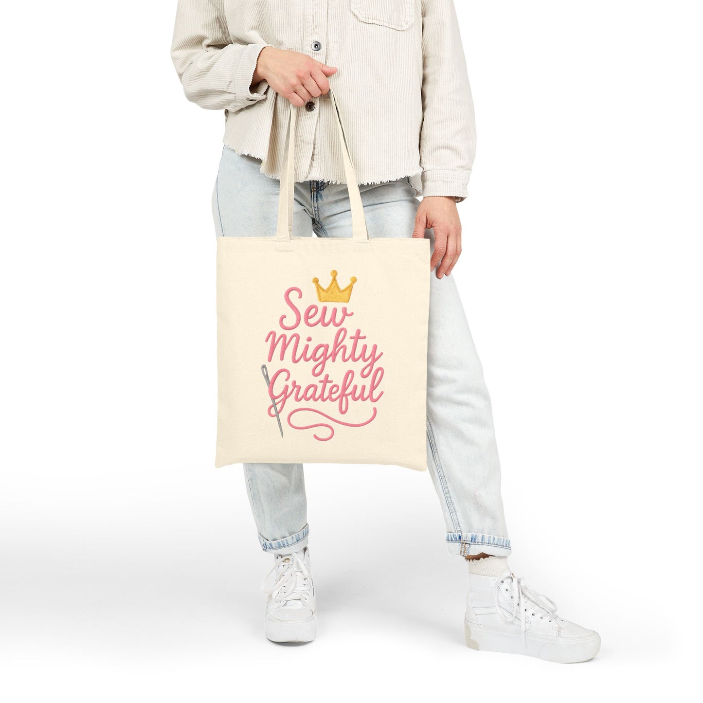 Sew Mighty Grateful 1 Tote Bag