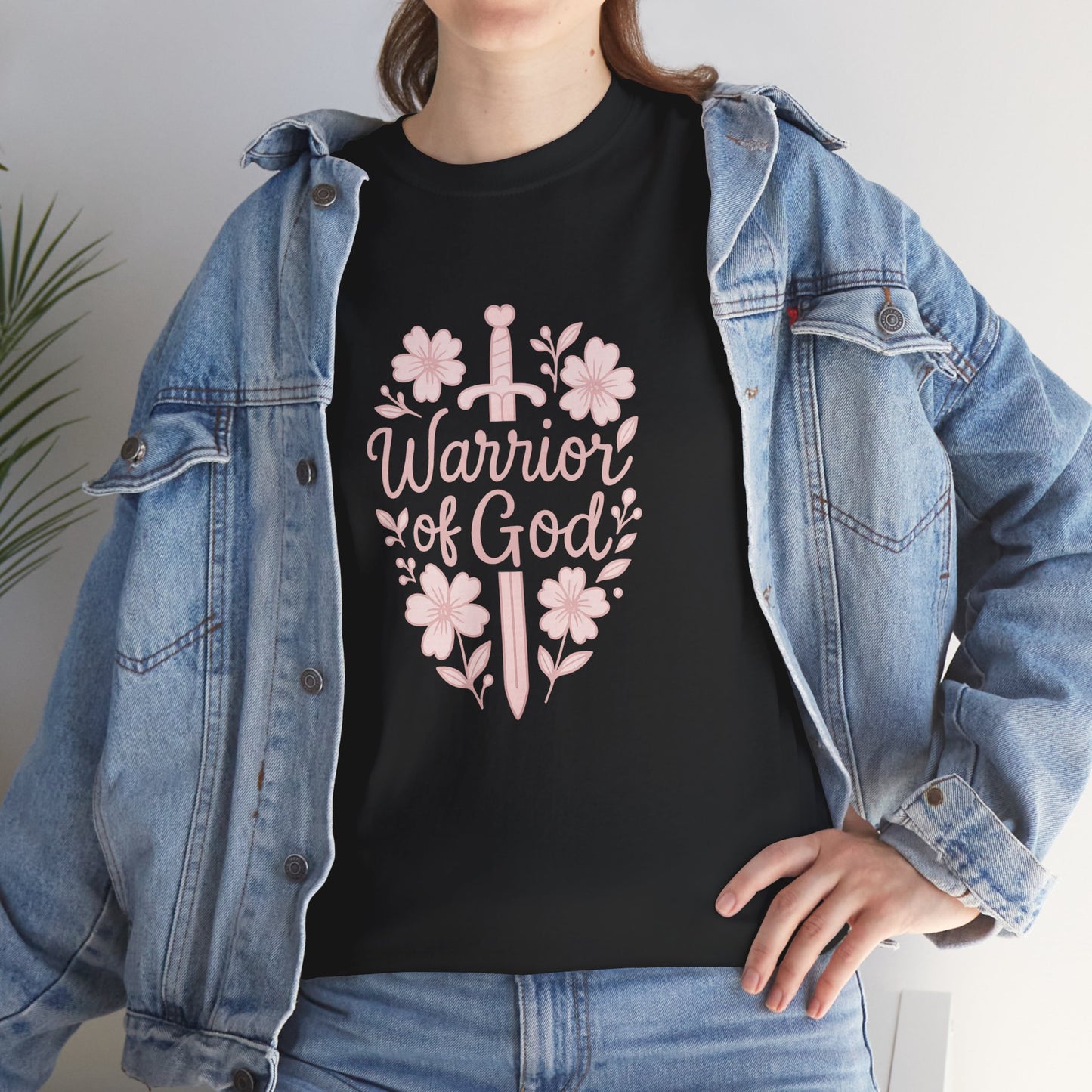 Warrior of God Floral Sword Tee