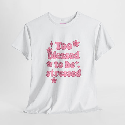 Too Blessed to Be Stressed Tee