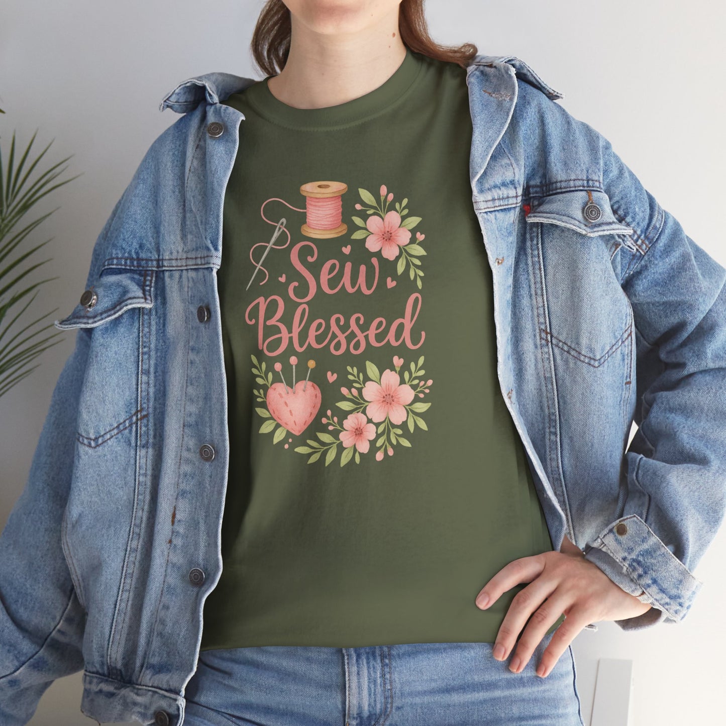 Sew Blessed Floral Tee