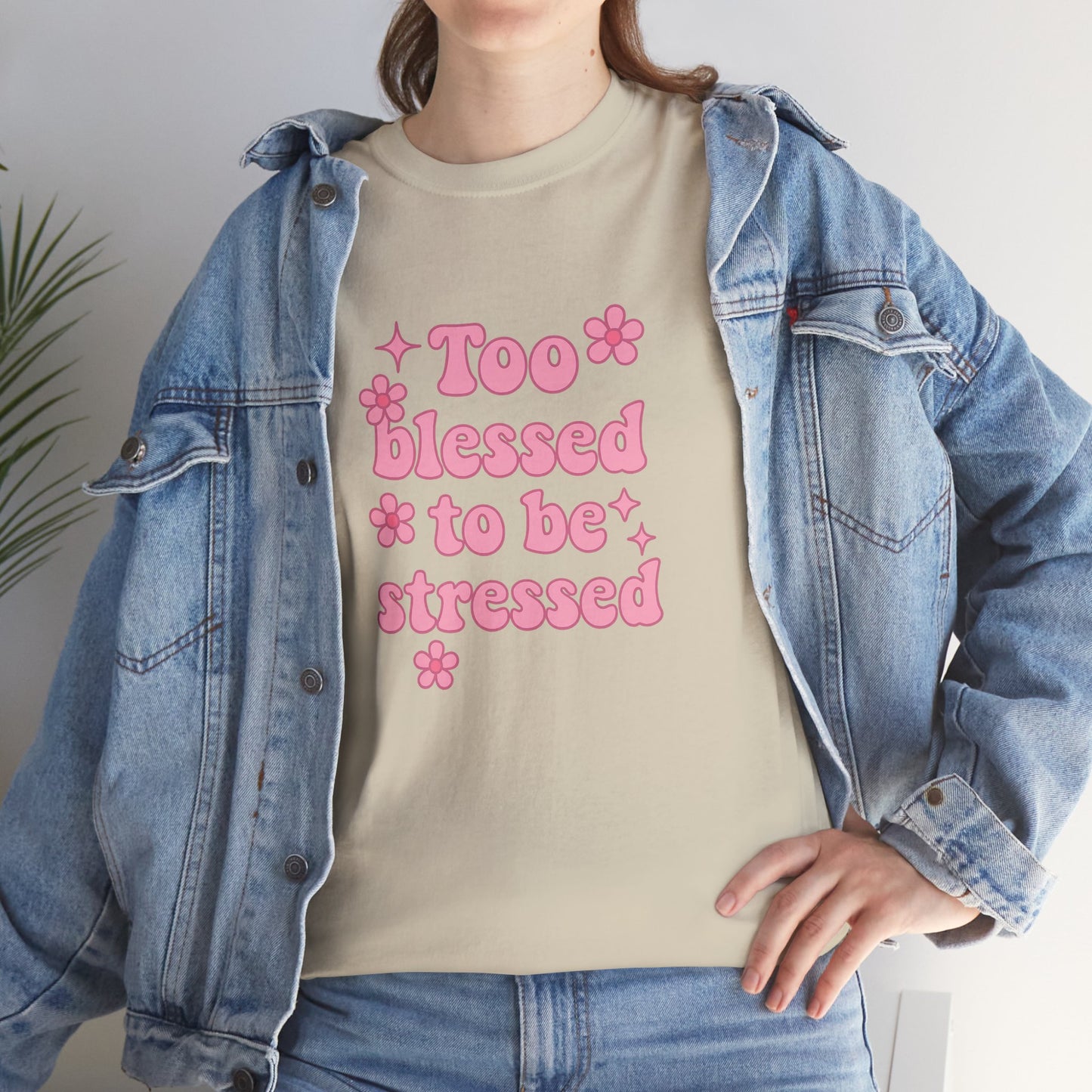Too Blessed to Be Stressed Tee