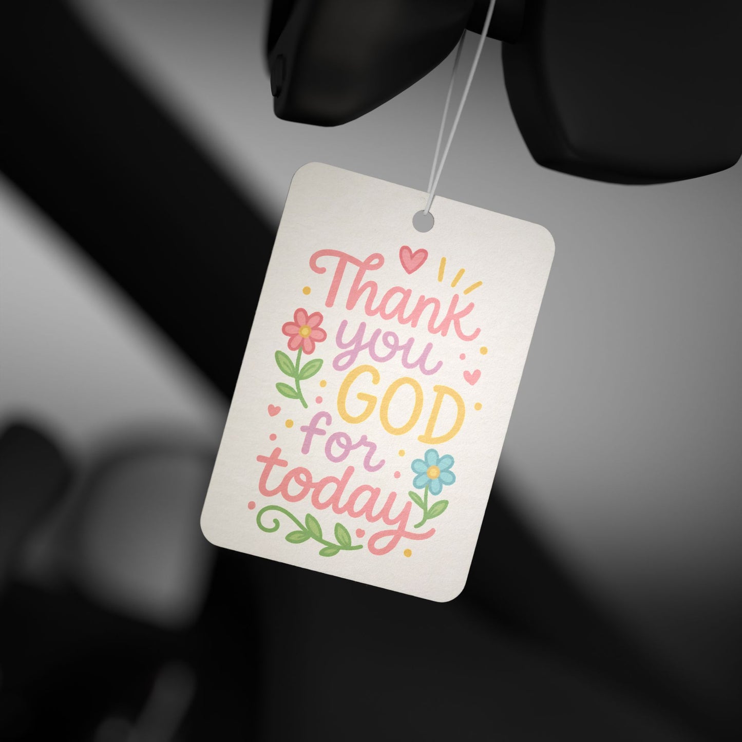 Thank You God Car Air Freshener