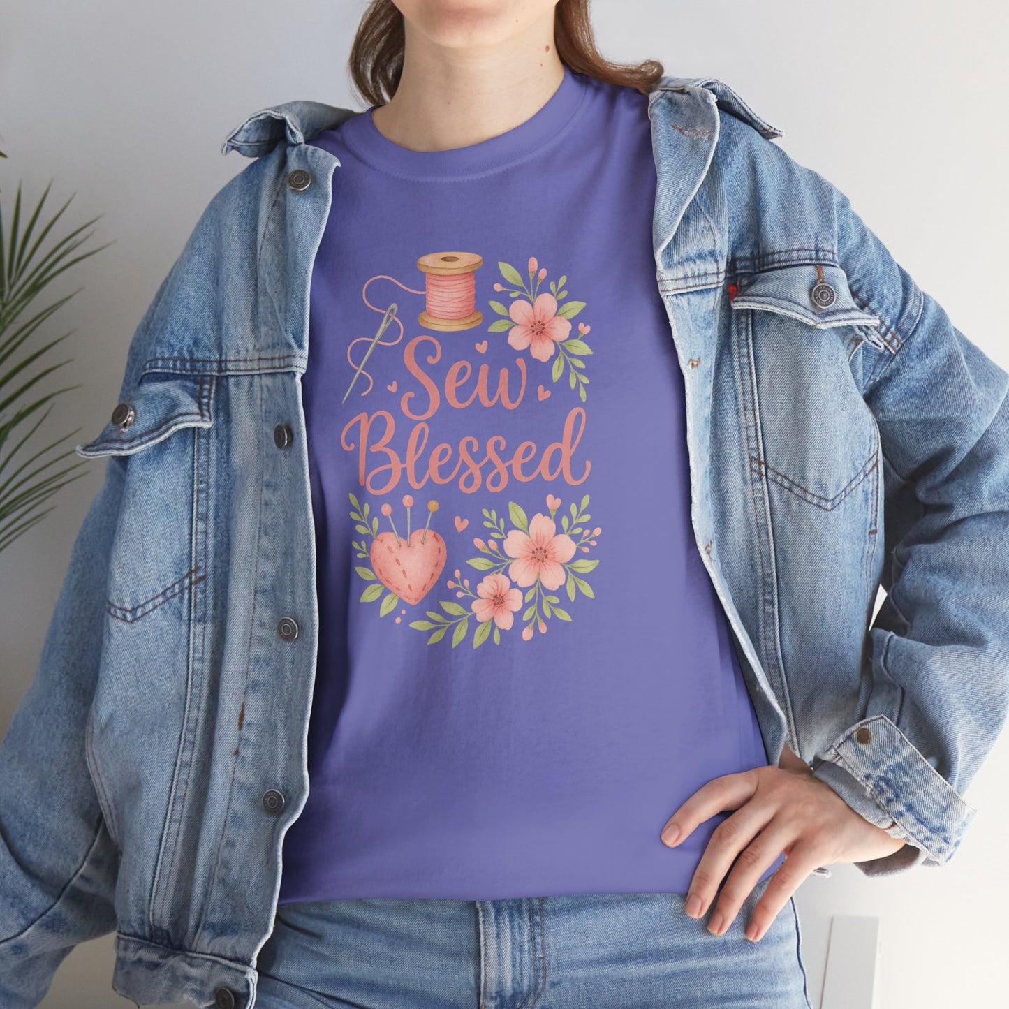 Sew Blessed Floral Tee