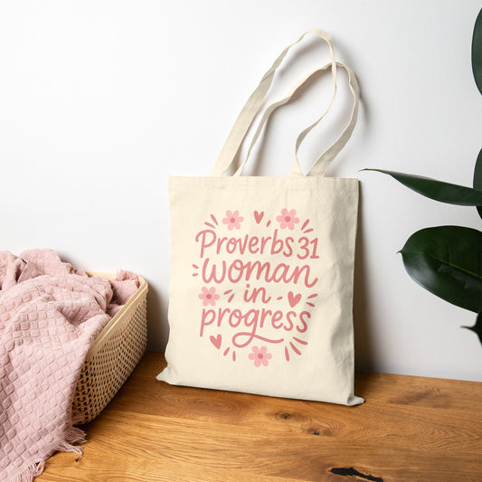 Proverbs 31 Woman Tote Bag