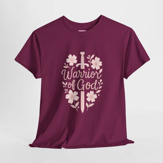 Warrior of God Floral Sword Tee